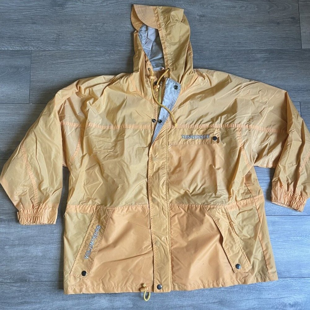 Vintage Sportswear Tennessee Vols Rain Jacket Windbreaker Medium Men’s Orange
